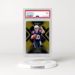 2023 Panini Select #503 Drake Maye - Gold Prizm (PSA 9 MINT)