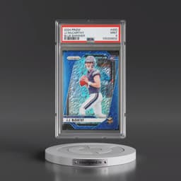 2024 Panini Prizm #400 JJ McCarthy - Blue Shimmer (PSA 9 MINT)