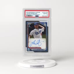 2024 Bowman Chrome Prospect Autographs #CPAJWR Justin Wrobleski (PSA 10 GEM MINT)