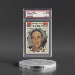 1961 Topps #589 Warren Spahn - All Star (PSA 8 NM-MT)