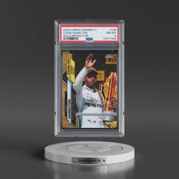 2020 Topps Chrome Formula 1 #139 Lewis Hamilton - Gold Refractor (PSA 8 NM-MT)