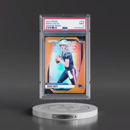 2024 Panini Prizm #329 Drake Maye - Orange Prizm (PSA 9 MINT)
