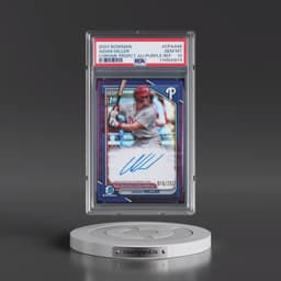 2024 Bowman Chrome Prospect Autographs #CPAAMI Aidan Miller - Purple Refractor (PSA 10 GEM MINT)