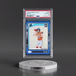 2024 Panini Donruss Optic #209 Bo Nix - Blue Glitter (PSA 10 GEM MINT)