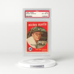 1959 Topps #10 Mickey Mantle (PSA 6 EX-MT)