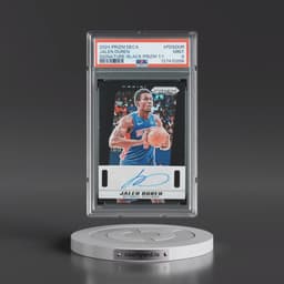 2024 Panini Prizm Deca Signatures #PDSDUR Jalen Duren - Black Prizm 1/1 (PSA 9 MINT)