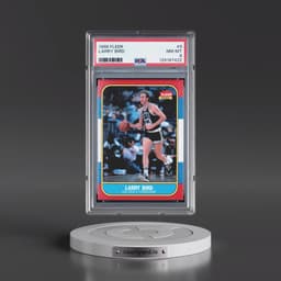 1986 Fleer #9 Larry Bird (PSA 8 NM-MT)