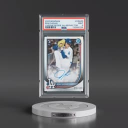 2025 Bowman Chrome Rookie Autographs #CRARS Roki Sasaki - Refractor (PSA 9 MINT)