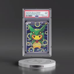 2016 Pokémon XY Promo #230 Poncho-Wearing Pikachu - Rayquaza Poncho-Wearing Pikachu Box (PSA 9 MINT)