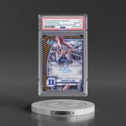 2024 Bowman Chrome University #16 Cooper Flagg - Autograph-Black & Gold Stealth Refractor (PSA 10 GEM MINT)