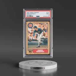 1987 Topps Traded Tiffany #70T Greg Maddux (PSA 9 MINT)