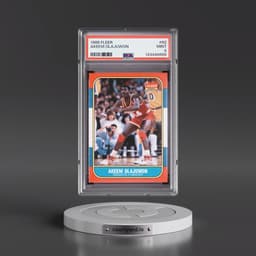 1986 Fleer #82 Akeem Olajuwon (PSA 9 MINT)