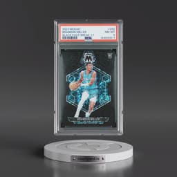 2023 Panini Mosaic #202 Brandon Miller - Black Fast Break 1/1 (PSA 8 NM-MT)