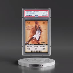 2002 Fleer Authentix #72 Michael Jordan (PSA 10 GEM MINT)