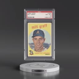 1959 Topps #182 Milt Graff (PSA 8 NM-MT)