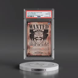 2025 One Piece OP13-Carrying on His Will #118 Gol D. Roger - Wanted Alternate Art (PSA 10 GEM MINT)