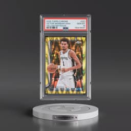 2025 Topps Chrome #221 Victor Wembanyama - Yellow Raywave (PSA 10 GEM MINT)