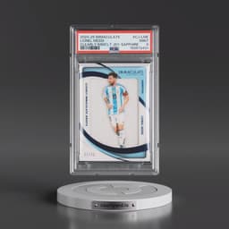 2024-25 Panini Immaculate Collection Clearly Immaculate Jerseys #CJ-LME Lionel Messi - Sapphire (PSA 9 MINT)