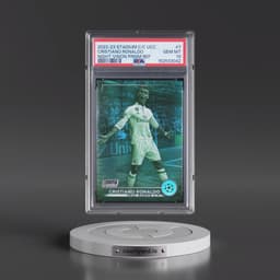 2022-23 Topps Stadium Club Chrome UEFA Club Competitions #7 Cristiano Ronaldo - Night Vision Prism Refractor (PSA 10 GEM MINT)