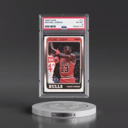 1988 Fleer #17 Michael Jordan (PSA 6 EX-MT)