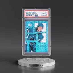 2024 Upper Deck UD Portraits #P37 Macklin Celebrini - Speckle (PSA 10 GEM MINT)