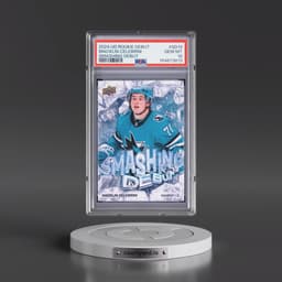 2024 Upper Deck Rookie Debut Smashing Debut #SD19 Macklin Celebrini (PSA 10 GEM MINT)