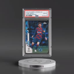 2019 Topps Chrome UEFA Champions League Sapphire Edition #1 Lionel Messi (PSA 10 GEM MINT)