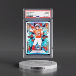 2024 Panini Mosaic Stained Glass #SG19 Bo Nix (PSA 10 GEM MINT)