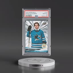 2024 Upper Deck #743 Macklin Celebrini - Outburst (PSA 10 GEM MINT)