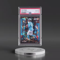 2025 Panini Prizm Fireworks #1 Cam Ward - Blue Ice (PSA 10 GEM MINT)