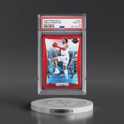 2023 Panini Prizm Deca #294 Amen Thompson - Red Prizm (PSA 10 GEM MINT)