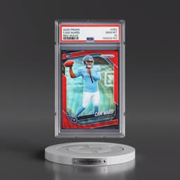 2025 Panini Prizm #352 Cam Ward - Red Wave (PSA 10 GEM MINT)