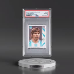 2006 Panini World Cup Germany Sticker #185 Lionel Messi (PSA 8 NM-MT)