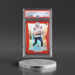 2024 Panini Prizm Deca #213 Drake Maye - Red Prizm (PSA 8 NM-MT)