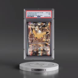 2016 Pokémon XY Black Star Promo #XY124 Pikachu EX - Holo Full Art Red & Blue Collection (PSA 7 NM)