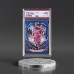 2025 Panini Prizm FIFA Club World Cup #200 Lionel Messi - Blue Glitter (PSA 10 GEM MINT)