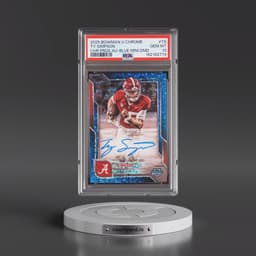 2025 Bowman University Chrome Bowman Chrome Prospect Autographs #TS Ty Simpson - Blue Mini Diamond (PSA 10 GEM MINT)