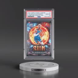 2025 Topps Cosmic Chrome Planetary Pursuit #1 Shai Gilgeous-Alexander - Sun (PSA 10 GEM MINT)