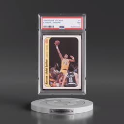 1986 Fleer Sticker #1 Kareem Abdul-Jabbar (PSA 7 NM)