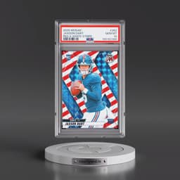 2025 Panini Mosaic #362 Jaxson Dart - Red & White Stripe (PSA 10 GEM MINT)