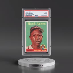 1958 Topps #30 Hank Aaron - Yellow Name (PSA 2 GOOD)