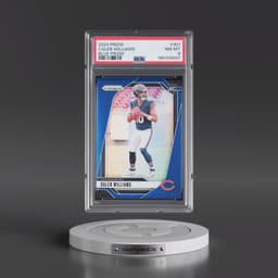 2024 Panini Prizm #301 Caleb Williams - Blue Prizm (PSA 8 NM-MT)