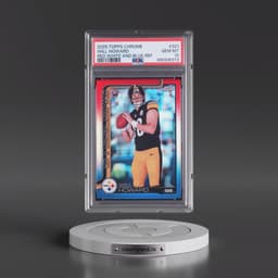 2025 Topps Chrome #321 Will Howard - Red White and Blue Refractor (PSA 10 GEM MINT)