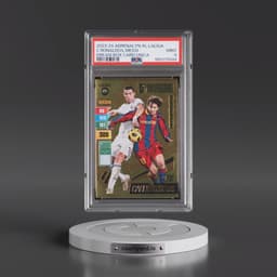 2023 Panini Adrenalyn XL Laliga Dream Box Card Unica Cristiano Ronaldo/Lionel Messi (PSA 9 MINT)