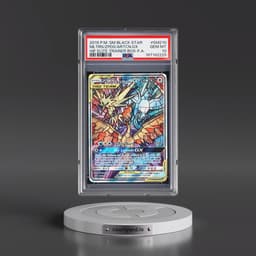 2019 Pokémon SM Black Star Promo #SM210 Moltres & Zapdos & Articuno GX - Holo Full Art Hidden Fates Elite Trainer Box (PSA 10 GEM MINT)