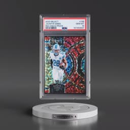2023 Panini Select #198 Jahmyr Gibbs - Red Disco Prizm (PSA 10 GEM MINT)