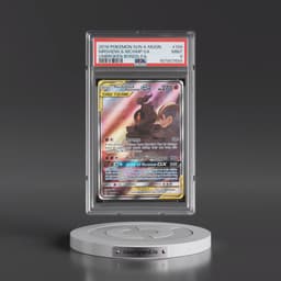 2019 Pokémon Sun & Moon Unbroken Bonds #199 Marshadow & Machamp GX - Holo Full Art (PSA 9 MINT)