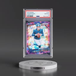 2025 Panini Prizm #332 Jaxson Dart - Purple Ice (PSA 10 GEM MINT)