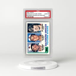 1982 Topps #21 Orioles Future Stars - Bonner/Ripken/Schneider (PSA 10 GEM MINT)