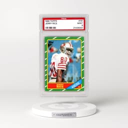 1986 Topps #161 Jerry Rice (PSA 9 MINT)